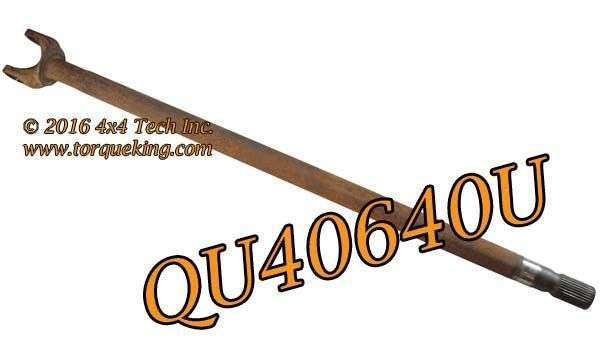 QU40640U Used 30 Spline Right Inner Axle Shaft for 1976-1979 F250 Dana 44 Torque King 4x4