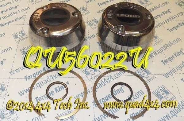 QU56022U Used Manual Lockout Hubs for 1995-1997 Ford Dana 60 Front Torque King 4x4