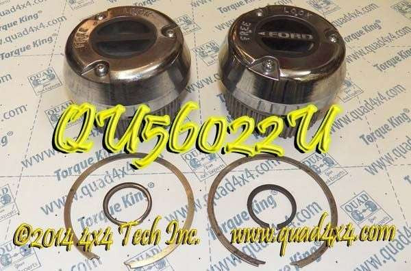QU56022U Used Manual Lockout Hubs for 1995-1997 Ford Dana 60 Front Torque King 4x4