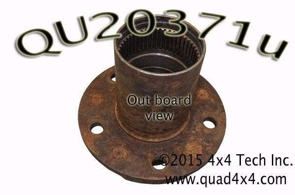 QU20371U Used Bare 5 Bolt Front Wheel Hub for 1959-1969 Ford F100, Bronco Torque King 4x4