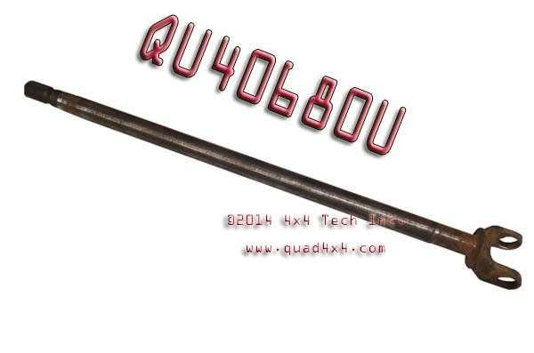 QU40680U Used Left Inner Axle Shaft for 1974-1979 Jeep Dana 44 Torque King 4x4