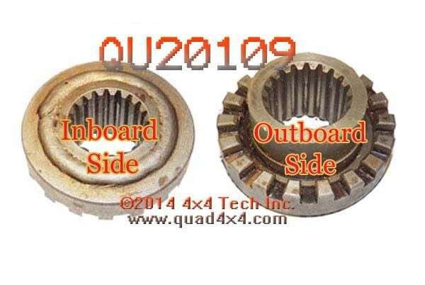 QU20109 Spicer Hub Axle Shaft Drive Gear for External Mount Hubs Torque King 4x4