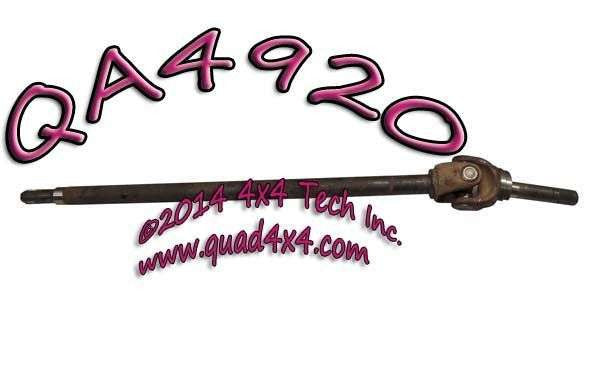 QA4920 Good Used 1999-2005 Ford Dana 50 Right Axle Shaft Assembly Torque King 4x4