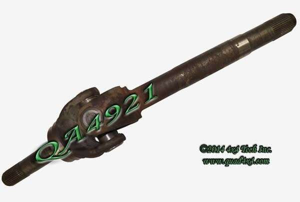 QA4921U Reconditioned Left Axle Shaft Assembly for 99-02.5 F250/F350 D60 Torque King 4x4