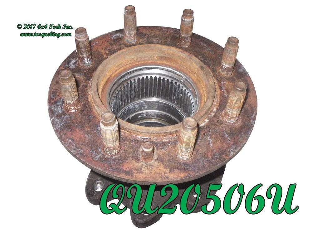 QU20506U Used Bare Front Wheel Hub for 1985.5-1994 Ford F350 DRW Torque King 4x4
