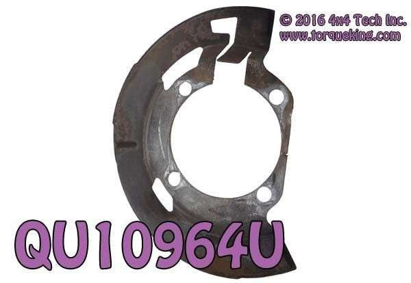 QU10964U Used Left Brake Shield for 00-02 Dodge Ram 2500, 3500 Torque King 4x4