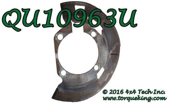 QU10963U Used Right Brake Shield for 00-02 Dodge Ram 2500, 3500 Torque King 4x4