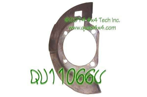 QU11066U Used 2003-2008 Left Front Disc Brake Rotor Shield for Dodge Torque King 4x4