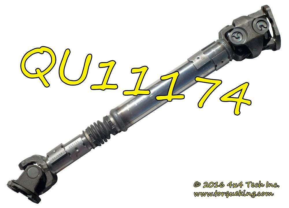 QU11174 1350 Series Front CV Driveshaft Assembly for 03-13 RAM Gas V8/Auto Torque King 4x4