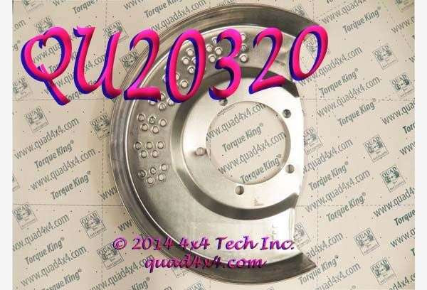 QU20320 Left Front Disc Brake Shield 1995-1997 Ford F350 4x4 Dana 60 Axle Torque King 4x4