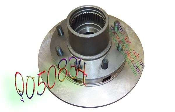 QU50834 1977.5-1991 3/4 Ton Hub and Rotor for GM or Jeep Torque King 4x4