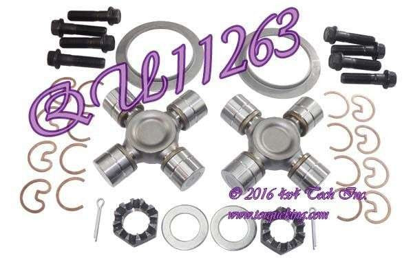 QU11263 2010-2013 Ram AAM Front Axle 1555 Series U-Joint Kit Torque King 4x4