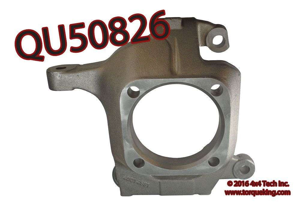 QU50826 Left Steering Knuckle for 2003-2008 Ram 2500, Ram 3500 4x4s Torque King 4x4