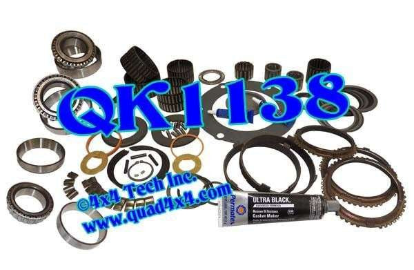 QK1138 Standard Rebuild Kit with 5 Synchro Rings for 1992-1995 GM NV4500 Torque King 4x4