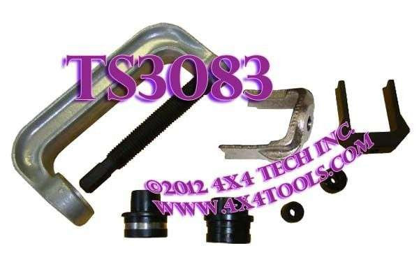 TS3083 7 Piece Pro Driveshaft Press Tools Set Torque King 4x4