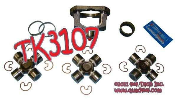 TK3107 Premium Front CV Driveshaft Rebuild Kit- 06-09 Dodge Ram w/AAM1355 Torque King 4x4