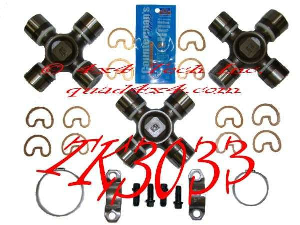 TK3033 Premium Torque King Rear Driveshaft Kit with 3 U-Joints Torque King 4x4