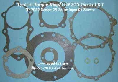 TKA2096 1973-1984 32 Spline GM Turbo Complete Gasket Kits Torque King 4x4