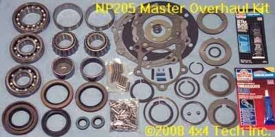 TK2074 NP205 Transfer Case Master Overhaul Kit with 32 Spline Input