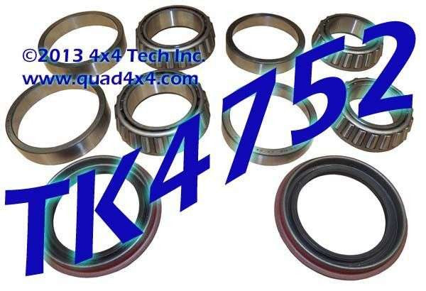 TK4752 Dana 44 Front Wheel Bearing and Seal Kit for Dodge and Ford Torque King 4x4