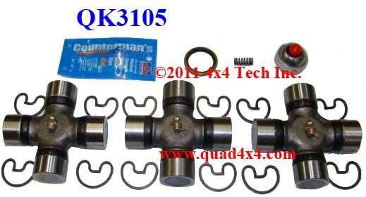 QK3105 1999-up Custom Overhaul Kit with CV Ball Kit for Ford Driveshaft Torque King 4x4