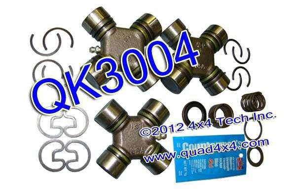 QK3004 Greaseable CV Rebuild Kit without Centering Ball Torque King 4x4
