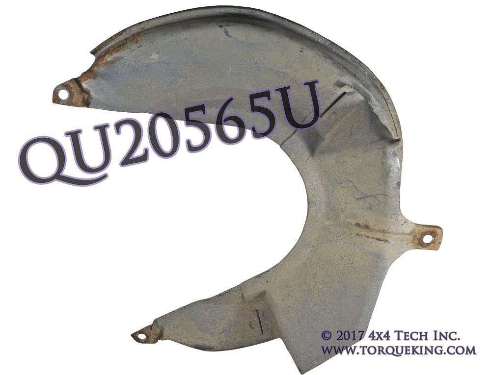 QU20565U Used Right Brake Shield for 1983-1989 Dana 28IFS Torque King 4x4