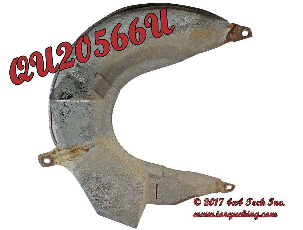 QU20566U Used Left Disc Brake Shield for Dana 28IFS Front Axles Torque King 4x4
