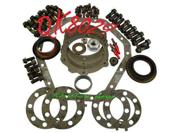 QK8029 Rear Axle Differential Installation Kit for 1998-up GM 10.5" Rear Torque King 4x4