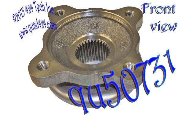 QU50731 Flat Face Rear Axle Pinion Flange for Ram AAM 10.5", 11.5" Torque King 4x4