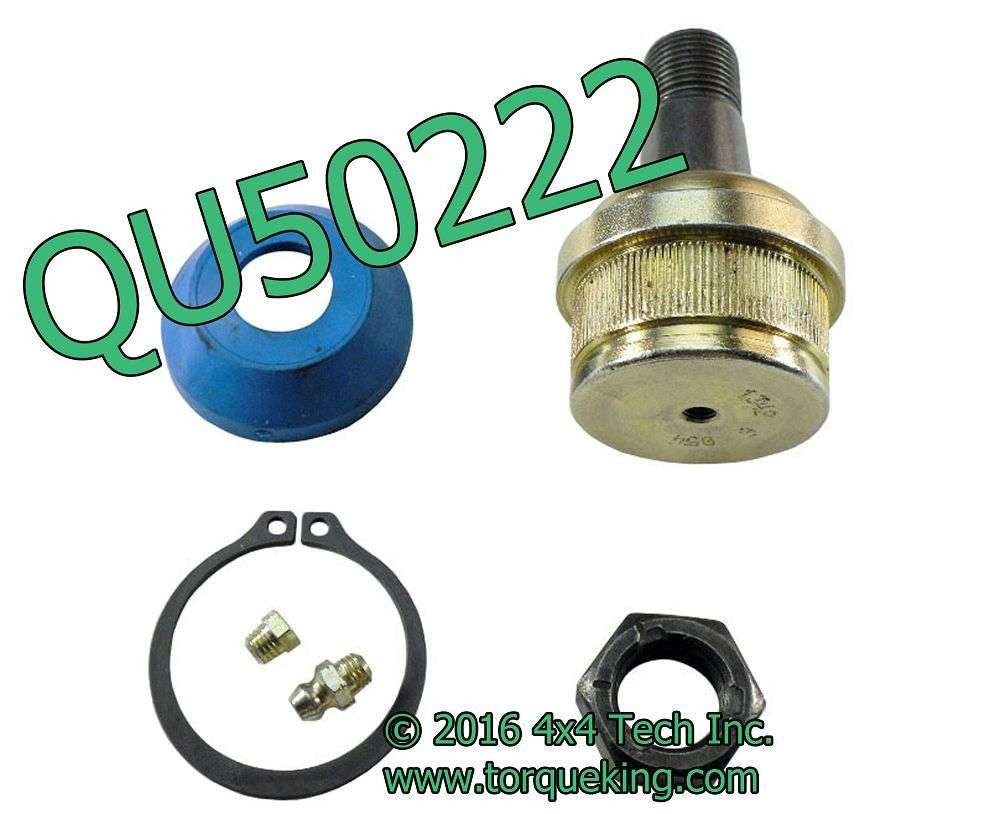 QU50222 Greasable Lower Ball Joint for Dana 30, Dana 44, GM 10 Bolt Front Axles Torque King 4x4