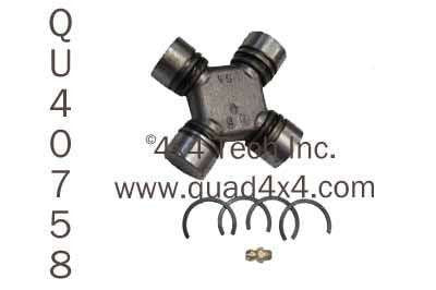 QU40758 Greaseable Driveshaft U-Joint for AAM 1344, S44 or 3R Series Torque King 4x4