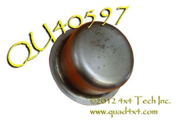 QU40597 Hub Cap for 6 Bolt Front Hub Drive Flange for Vintage 4x4 trucks Torque King 4x4