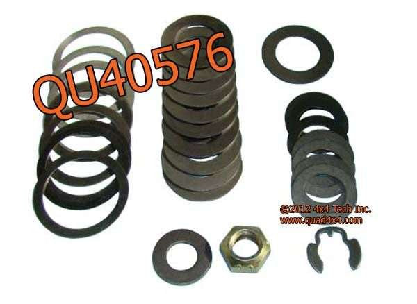 QU40576 Dana 50IFS Front Axle Pinion & Differential Shim Kit for Ford Torque King 4x4