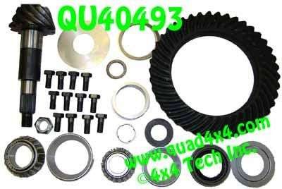 QU40493 4.10 Ratio Spicer Dana 70 Ring and Pinion Kit Torque King 4x4