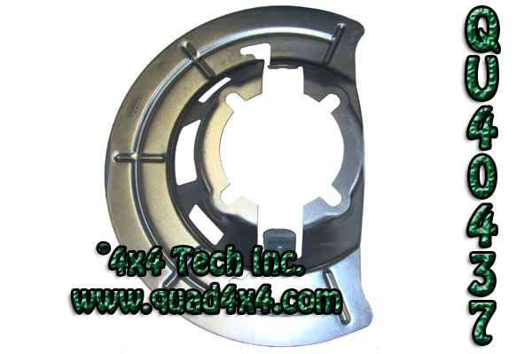 QU40437 DRW Front Disc Brake Shield for 1999-2004 Dana 60 F450, F550 Torque King 4x4