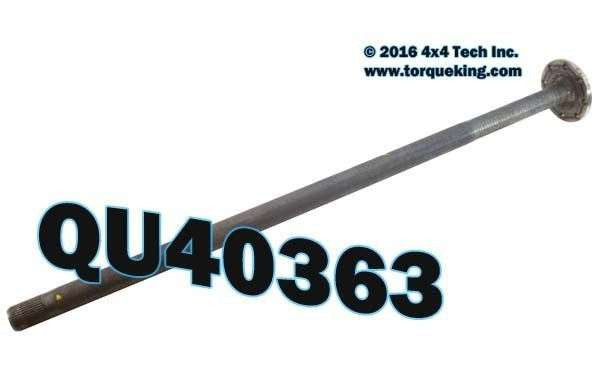 QU40363 Dana 80 39" Long Rear Axle Shafts for 94-02 Ram 3500 DRW Pickup Torque King 4x4
