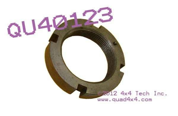 QU40123 Inner Spindle Wheel Bearing Nut with Pin for Dana 35IFS Front Axles Torque King 4x4