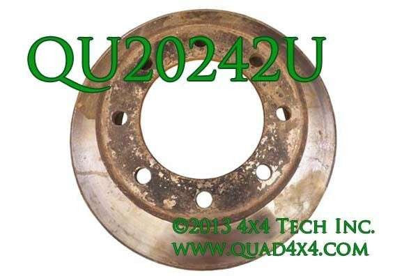 QU20242U Used Front Brake Rotor for 1999-2005 Super Duty or Excursion Torque King 4x4