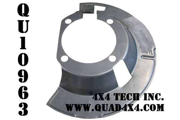 QU10963 Right Brake Shield for 2000-2002 Dodge Ram 2500, Ram 3500 Torque King 4x4