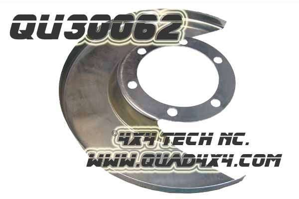 QU30062 Dana 60 Right Front Disc Brake Splash Shield for Dodge and GM Torque King 4x4