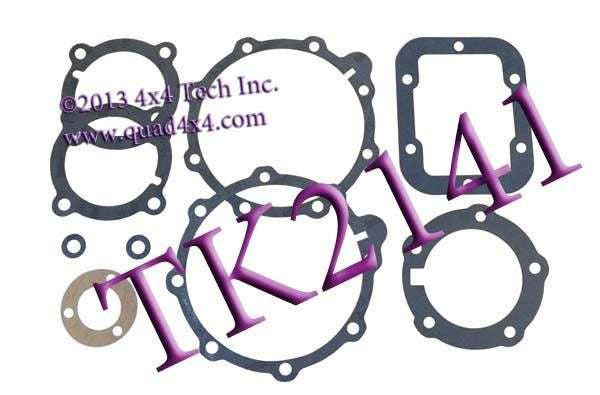 TKA2141 Premium Gasket Set for Dodge, IHC, Ford Remote Mount NP205 Torque King 4x4