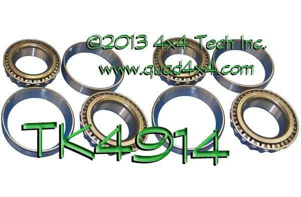 TK4914 Front Wheel Bearing Only Kit for CJ & Scout with Drum Brakes Torque King 4x4