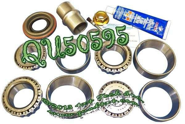 QU50595 Dana 44 Front Axle Diff Bearing and Seal Kit for 94-01 Dodge Torque King 4x4