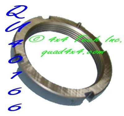 QU40166 Dana 50, Dana 60 4 Slot Front Inner Spindle Nut with Pin