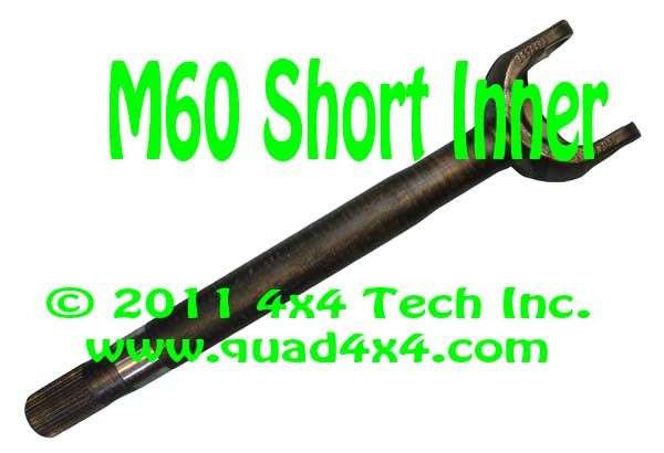 QU40329 Short Inner Axle Shaft for Dodge and Ford Dana 60 Torque King 4x4