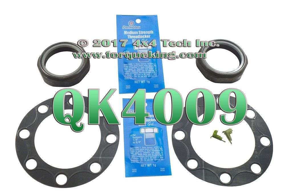 QK4009 Stock Spindle Nut Kit for Full Float Rear Axles