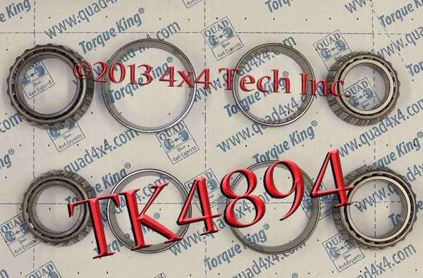 TK4894 4x4 Front Wheel Bearing Kit Only with Timken Bearings Torque King 4x4