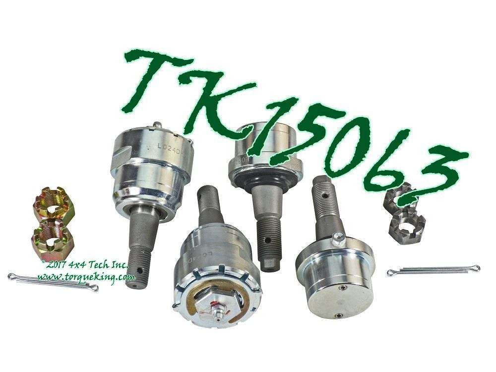 TK15063 Dynatrac Rebuildable Ball Joint Set for 2007-2017 JK Wrangler Torque King 4x4