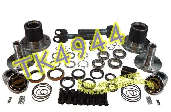 TK4944 10-11 Master Free-Spin Kit with Warn Lockout Hubs & Install Tools Torque King 4x4